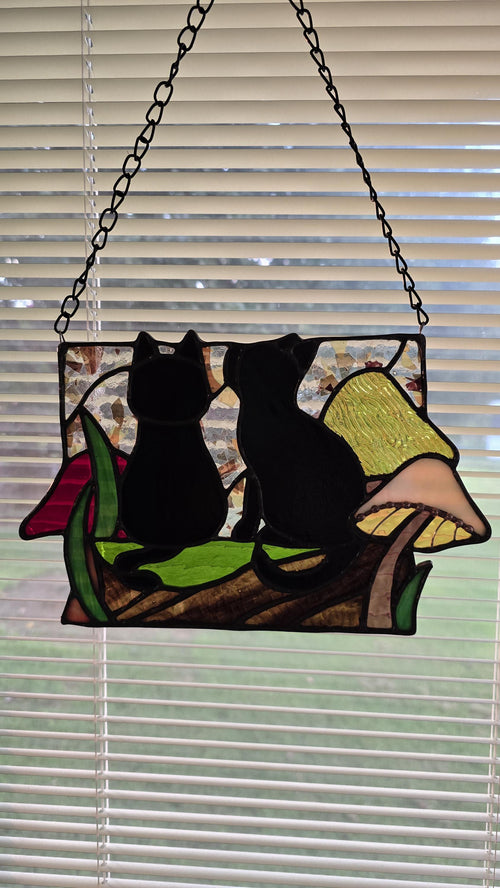 Custom Handcrafted Stained Glass Pet Portrait